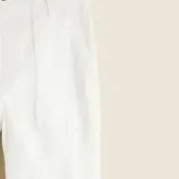 J. Crew bx764 Seaside cargo pant in linen-TENCEL™ lyocell blend White NWt 12P - Picture 6 of 12